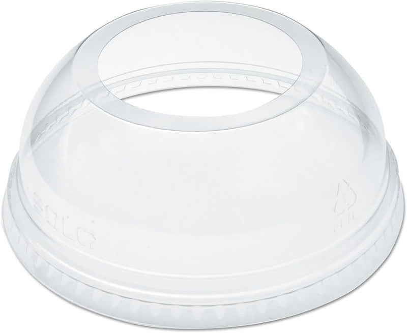 #DLW626 SOLO ULTRA CLEAR DOME LID WIDE HOLE (1000CT) (SKU #70517)