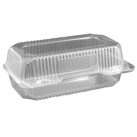 LBH-523 CONTAINER H/L LOAF/SUB/BAR CAKE 9X5.5X3.5 OPS (500CT) (SKU
