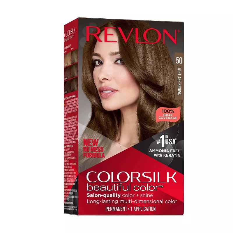 REVLON HAIR COLOR -#50 LIGHT ASH BROWN (SKU #13025)