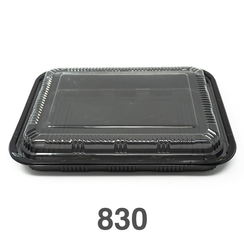 TZ-830 LUNCH BOX 10 1/2 X 7 7/8 X 1 3/8 (200 SET) (SKU