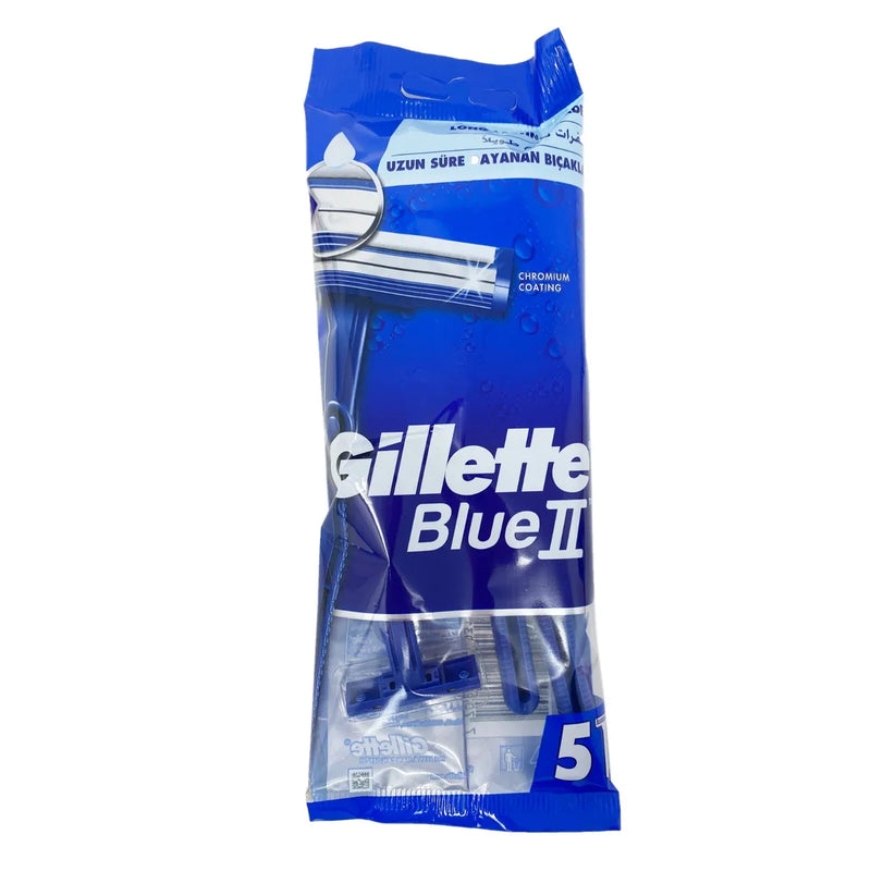 GILLETTE BLUE 2 BLISTER RAZOR 5CT #849031 (SKU #13411)