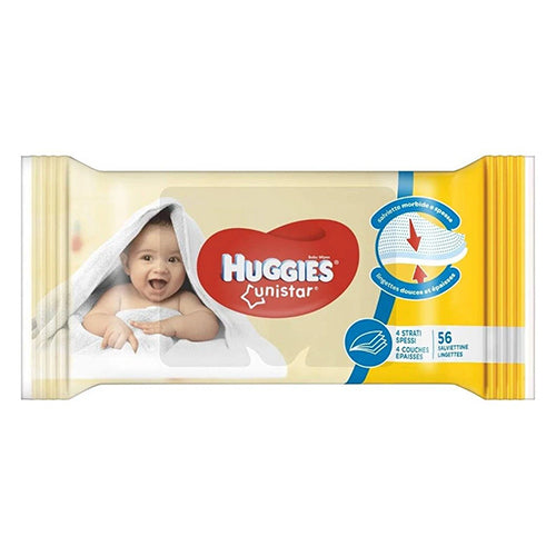 56CT HUGGIES BABY WET WIPES-UNISTAR (SKU