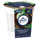 GLADE CANDLE  SHEER VANILLA-4.08oz (SKU