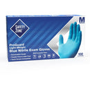 BLUE NITRILE GLOVE MEDIUM 3mil 100ct (SKU