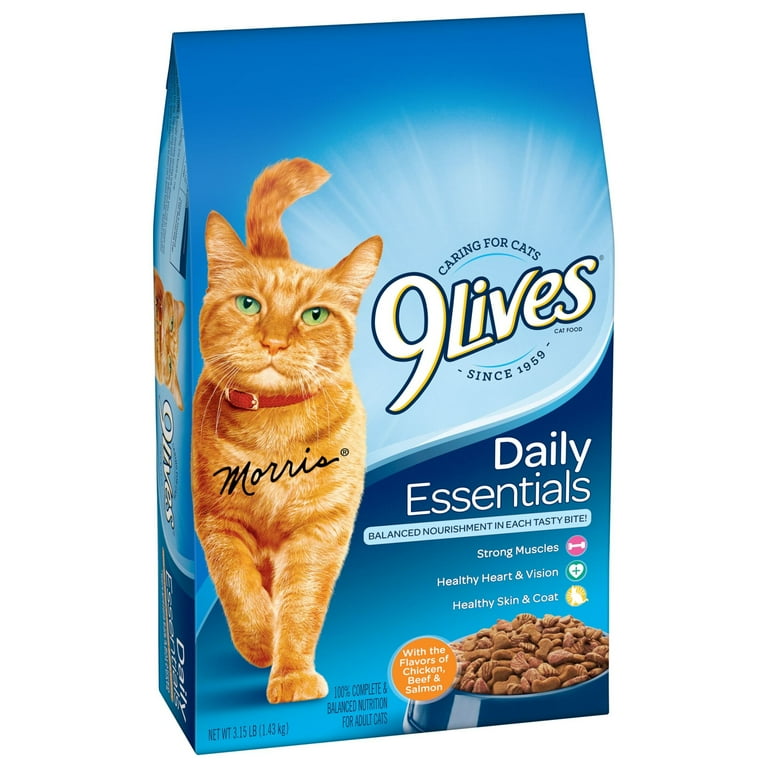 9 LIVES 3.15LB DAILY ESSENTIAL DRY CAT FOOD (SKU