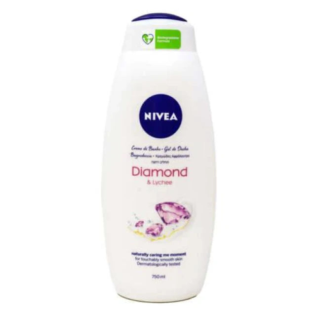 NIVEA BODY WASH DIAMOND TOUCH 750ML (SKU