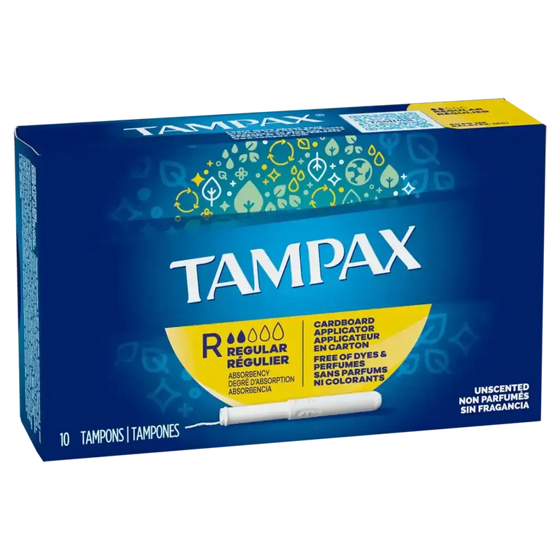 TAMPAX TAMPONS-REGULAR 10CT(SKU