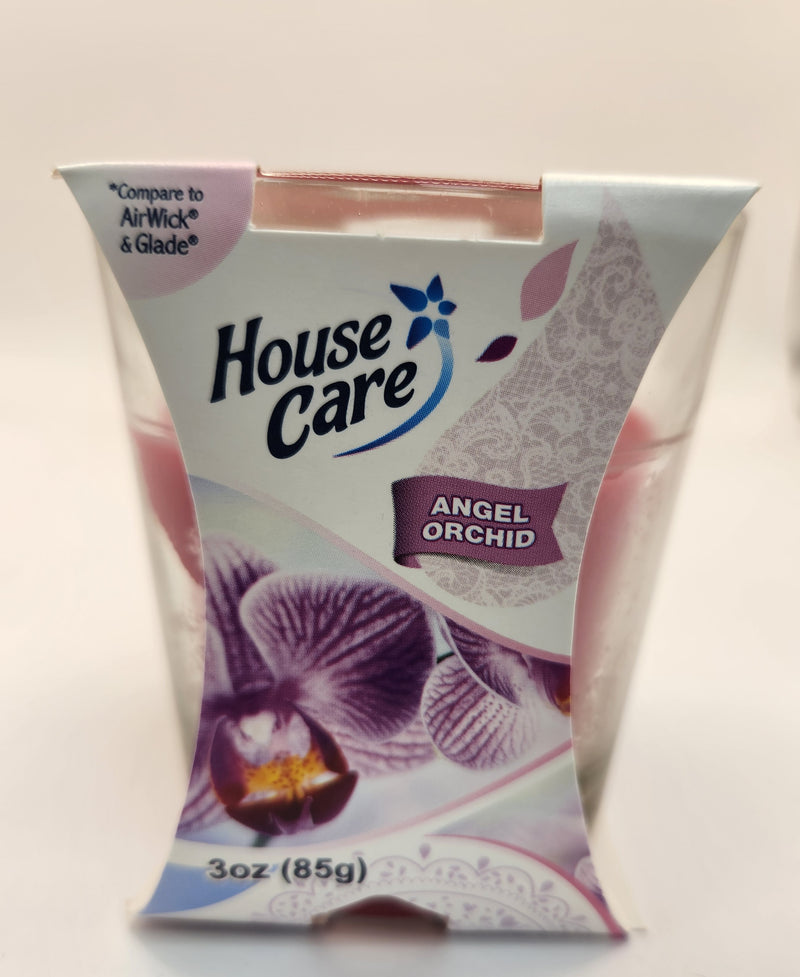 HOUSE CARE CANDLE ANGEL ORCHID 3OZ (SKU