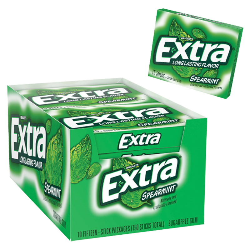 WRIGLEY EXTRA 15 STICK SPEARMINT (SKU