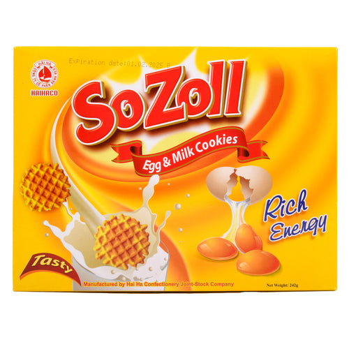 SOZOLL EGG & MILK COOKIES 242g (SKU