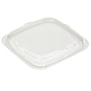 PWP #YY4SFL LID DELI SQUARE 4" FLAT RECESSED APET 960ct (SKU #70323)