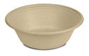 #BB32 NATURAL SUGARCANE ROUND BOWL 32OZ 400CT (SKU #60426)