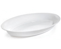 #3514D-WH 14x21 25OZ OVAL BOWL WHITE 20CT (SKU #70283)