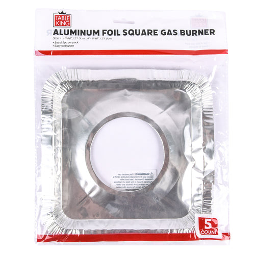 TABLE KING #36641STOVE BURNER COVER SQ 5CT (SKU #12654)