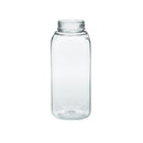 #PET08WH-18.75 BOTTLE SQUARE JUICE 8OZ SCREW CAP CLEAR PET WH 5.02 TALL 228CT (SKU #70329)