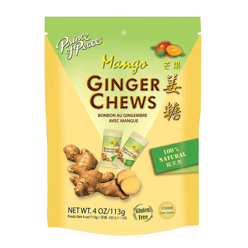 GINGER CHEWS MANGO 4OZ (SKU