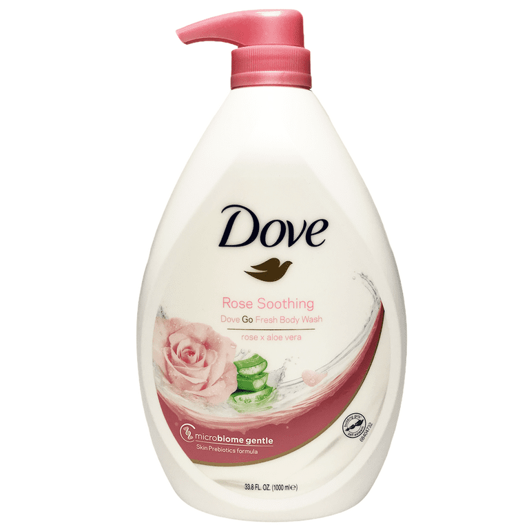 DOVE BODY WASH-1L/ROSE SOOTHING (SKU