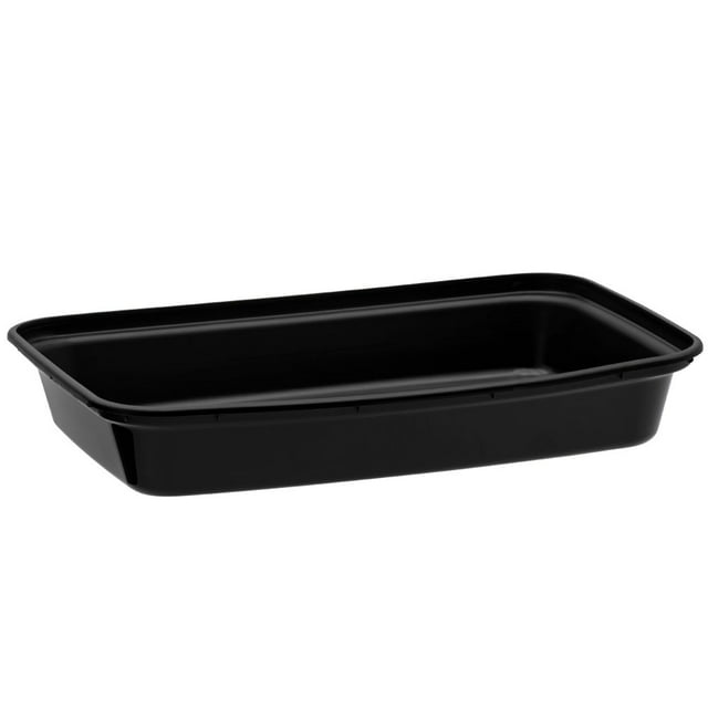RE-12 BLACK MICROWAVE 12OZ RECTANGLE CONTAINER (150SET) (SKU