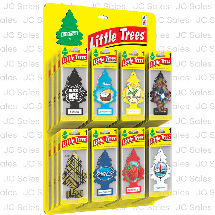LITTLE TREE CAR FRESHENER-96CT 8 ASST. (SKU