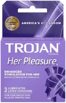 TROJAN 3'S HER PLEASURE #97320 PURPLE (SKU #70037)