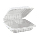 CM-93E 9x9 3COMPARTMENT MINERAL FILLED PP HINGED CONTAINER 150CT (SKU