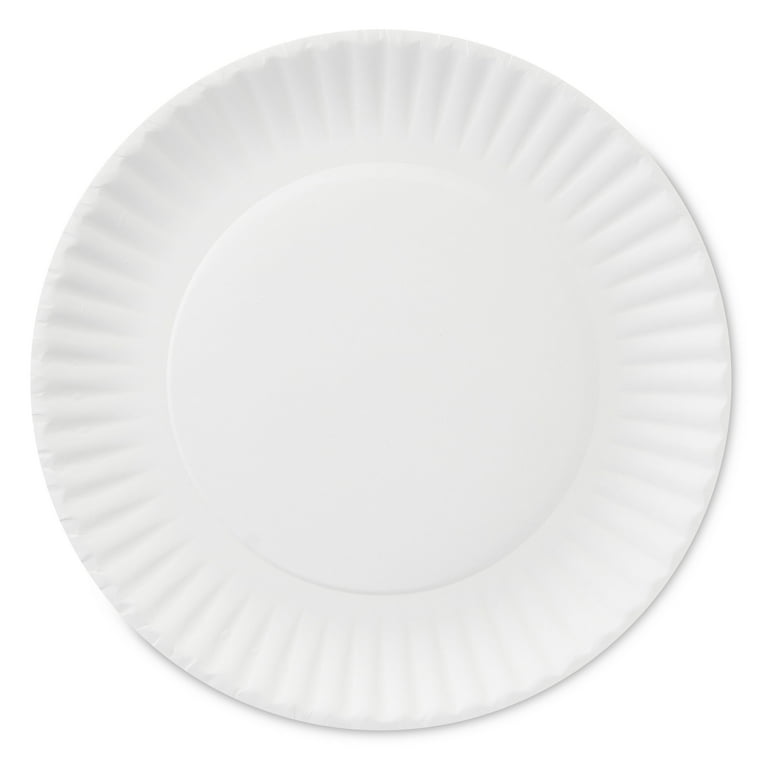 #9PP 9" PAPER PLATE UNCOATED (10/100ct) (SKU #70849)