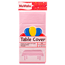 NUVALU TABLE COVER LIGHT PINK 54X108" (SKU
