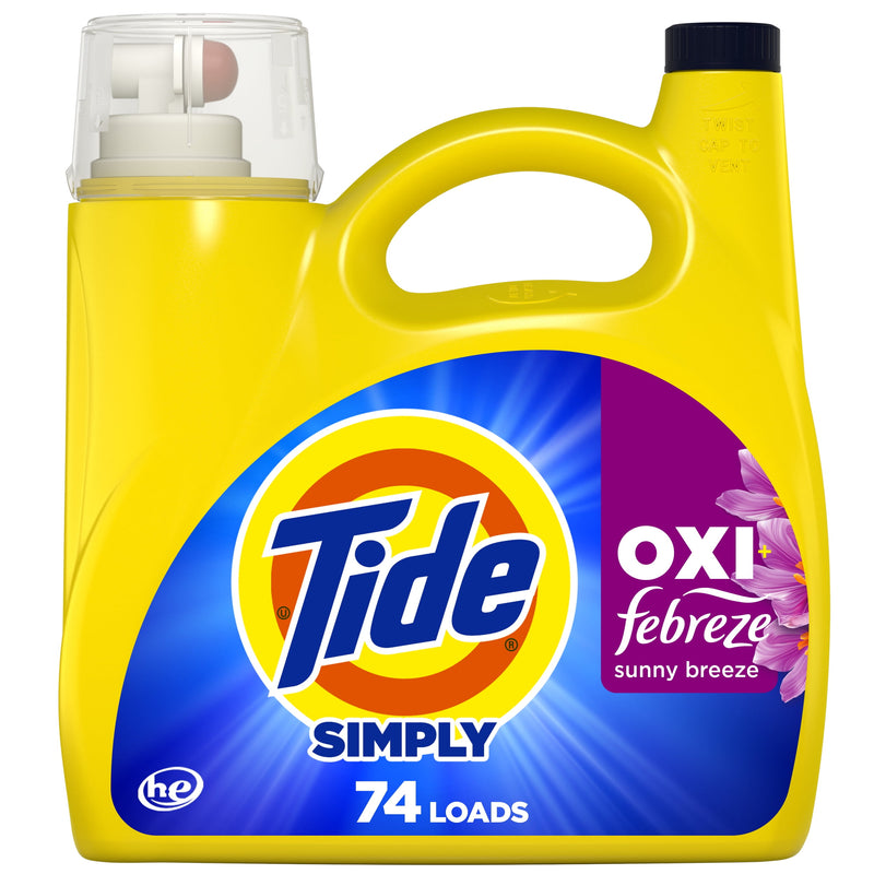 TIDE SIMPLY 105oz #11854 LIQ DET OXI BOOS (SKU #10919)