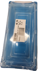 TZ-130 CLEAR BLUE SUSHI TRAY 360 SET (SKU