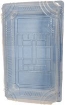 TZ-015GL PET BLUE SUSHI TRAY (300 SET) (SKU