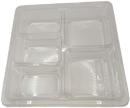 DS-406 5 COMPARTMENT CLEAR CONTAINER BASE 400CT (SKU