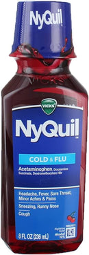 VICKS NYQUIL COLD & FLU 8OZ ORIGNAL (SKU