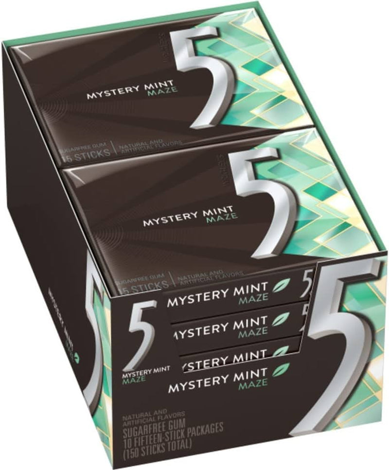 WRIGLEY FIVE GUM 15 STICK SWEET MINT MAZE (SKU