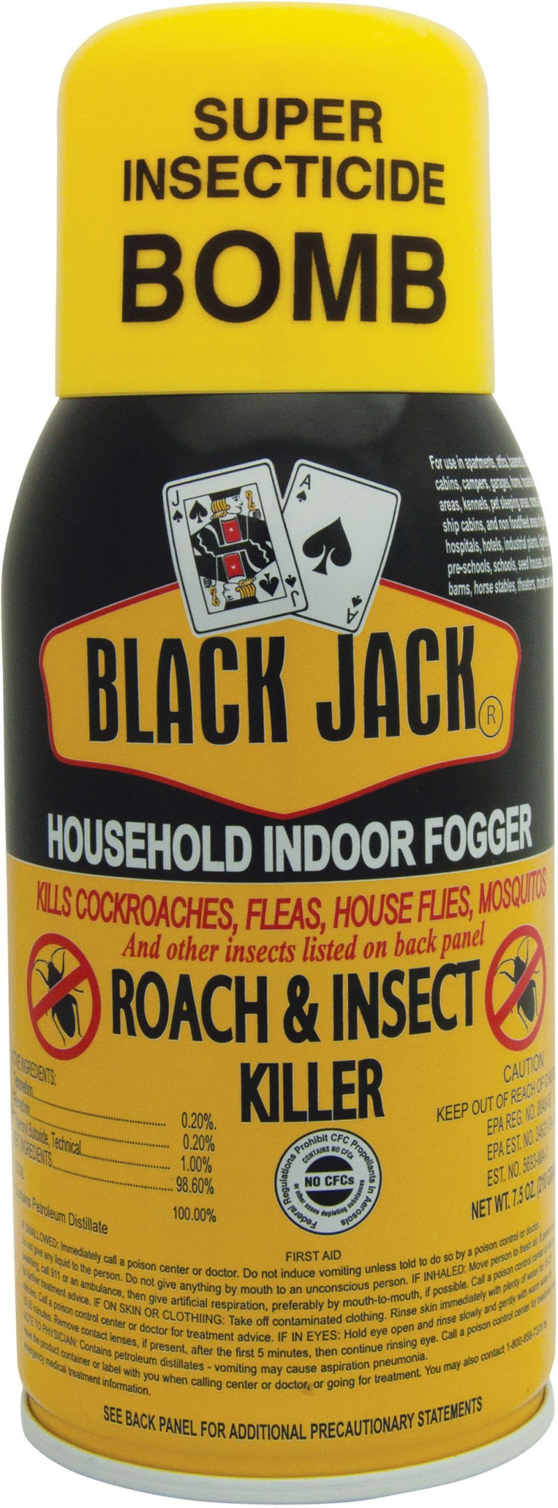 BLACK JACK #625 INDOOR INSECT FOGGER 7.5oz (SKU #10556)
