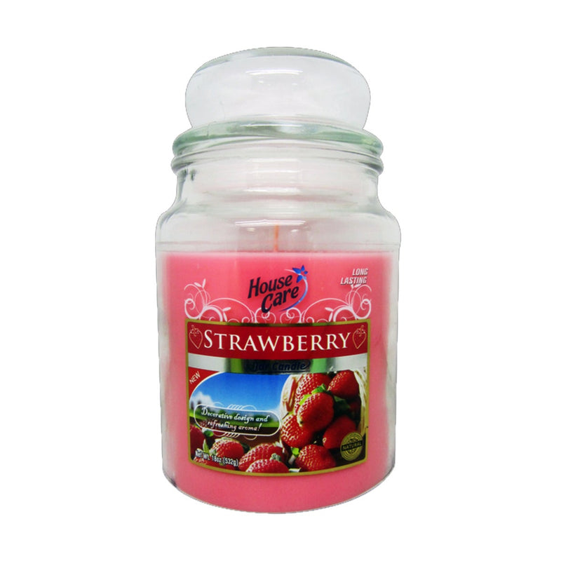 JAR CANDLE 18oz-STRAWBERRY (SKU
