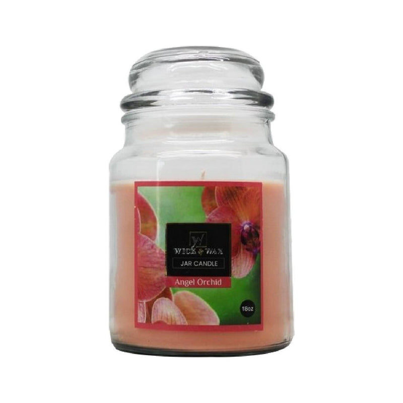 JAR CANDLE 18oz-ANGLE ORCHID (SKU