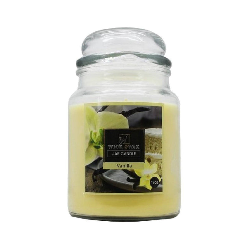 JAR CANDLE 18oz-VANNILA (SKU