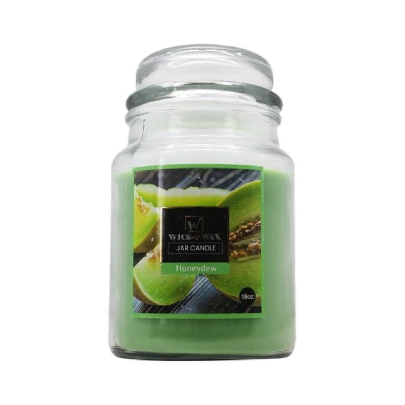 JAR CANDLE 18oz-HONEYDEW (SKU