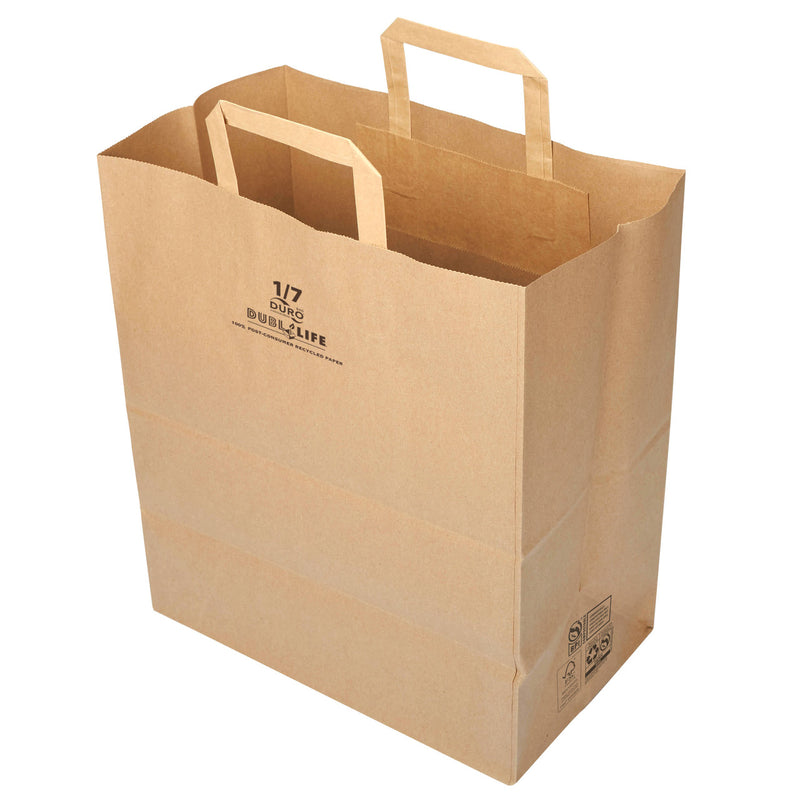 1/7 HANDLE BAG 12"x7"x14" (250ct) (SKU