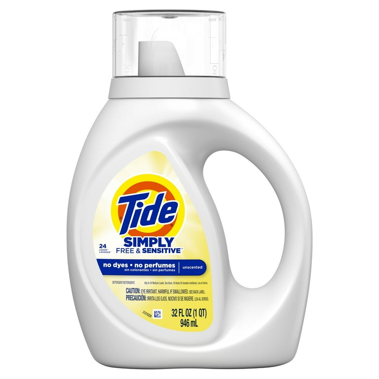 TIDE SIMPLY 32oz #12096 LIQ DET FREE&SENSITIVE (SKU #10179)