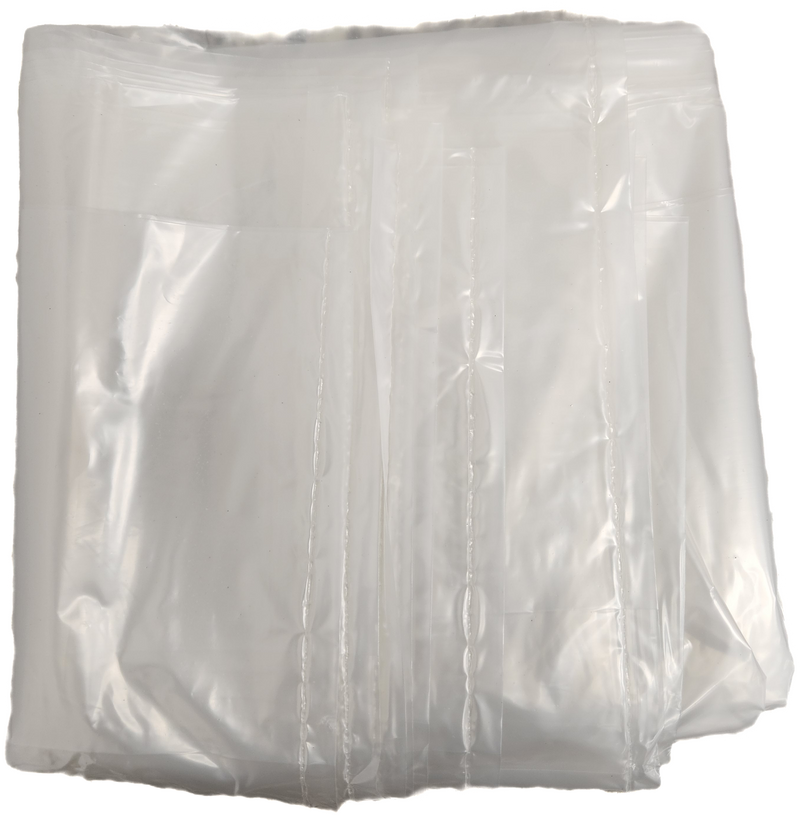 39GAL. GARBAGE BAGS XX #10 CLEAR (SKU #70063)