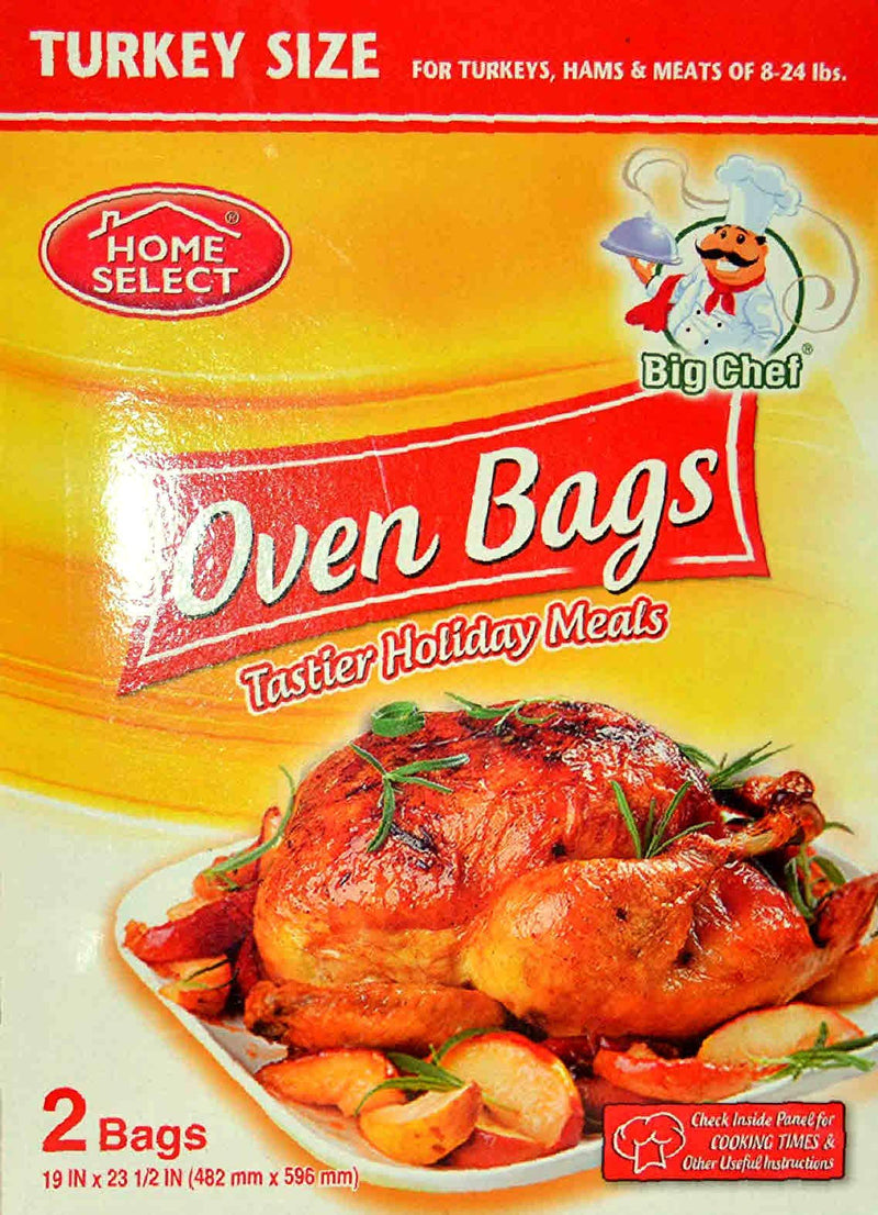 HOME #11441 OVEN BAGS 2CT TURKEY SIZE (SKU #17651)