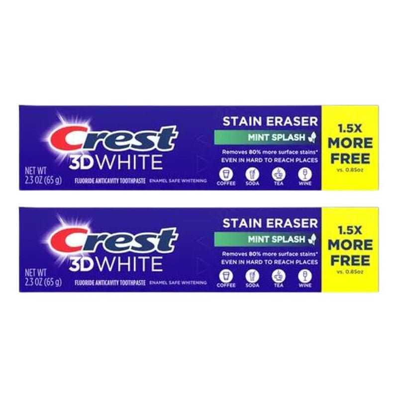 CREST 2.3oz #80745976 3D WHITE STAIN ERASER MINT SPLASH(SKU #13692)