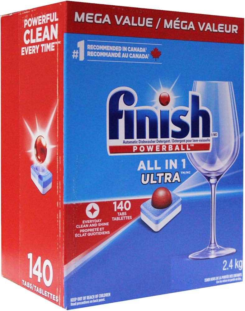 FINISH POWERBALL DISHWASHER TABLETS-2.4kg/140ct. (SKU