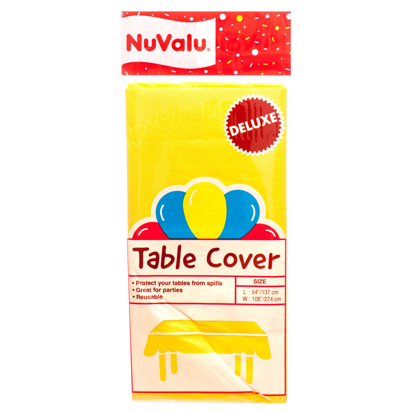 NUVALU TABLE COVER YELLOW 54X108" (SKU