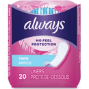 ALWAYS #08280 THIN 20CT ACTIVE PANTY LINER  (SKU #13486)