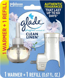 GLADE PLUG- IN SCENTED OIL 5PK #00382- CLEAN LINEN (SKU #60537)