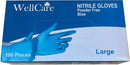 #INDBLN4LG BLUE NITRILE EXAM GLOVE LARGE (10/100ct) (SKU #60724)