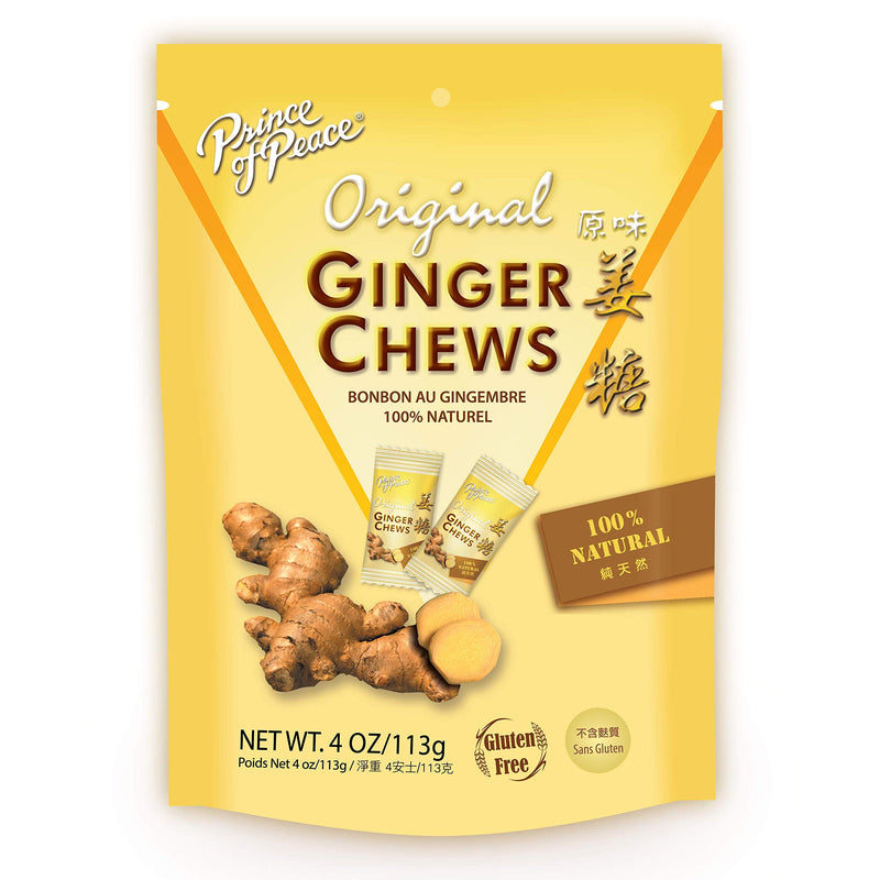 GINGER CHEWS ORIGINAL 4OZ (SKU