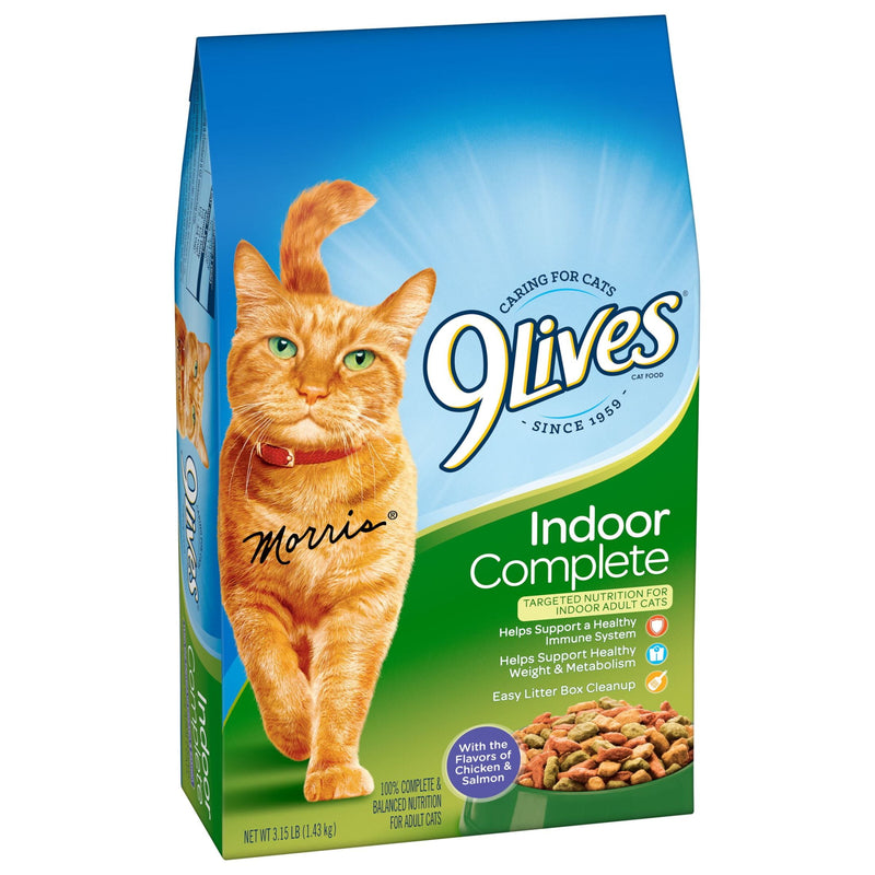 9 LIVES 3.15LB INDOOR COMPLETE DRY CAT FOOD (SKU